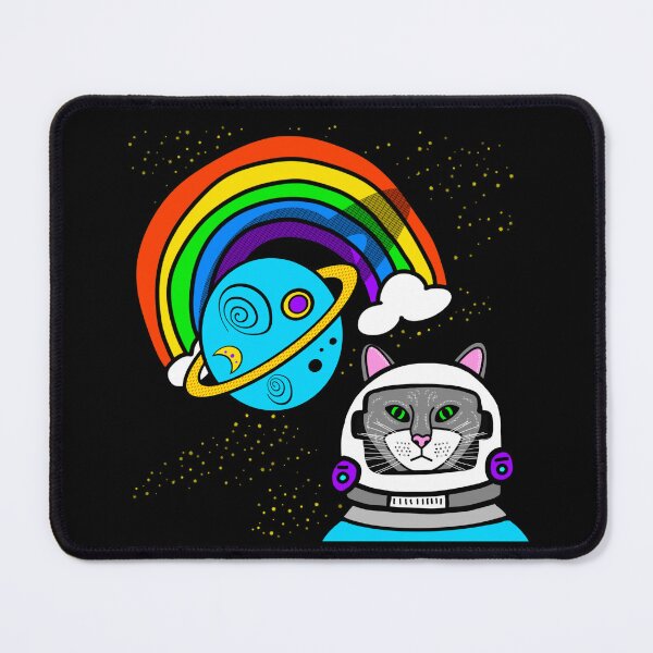Item preview, Cosmic Cat: Space Rainbow Adventure designed and sold by nomadraconteur.