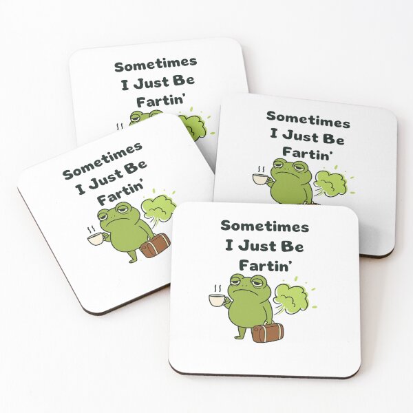 Item preview, Sometimes I Just Be Fartin' Frog designed and sold by NaniLoom.