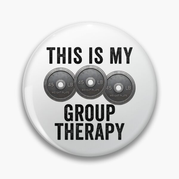 Item preview, This Is My Group Therapy Weights Gym Gym Funny Workout Gear designed and sold by DynamicDesign.