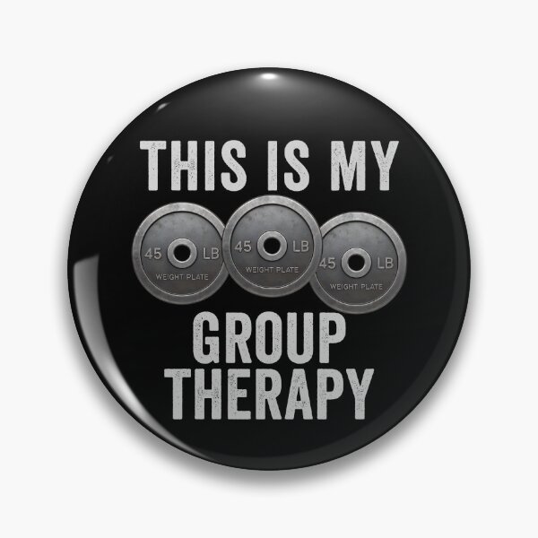 Item preview, This Is My Group Therapy Weights Gym Gym Funny Workout Gear designed and sold by DynamicDesign.