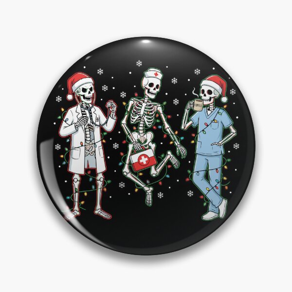 Item preview, Christmas Skeleton Nurse Funny Radiology Christmas Nurses Gear designed and sold by DynamicDesign.
