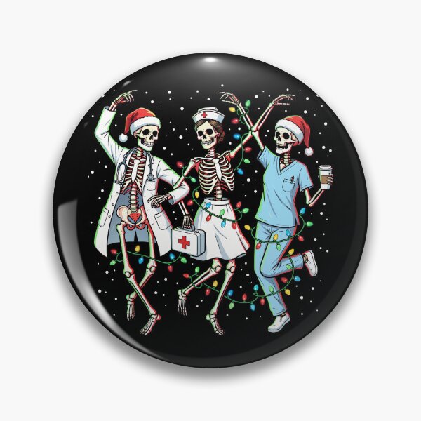 Item preview, Christmas Skeleton Nurse Funny Radiology Christmas Nurses Gear designed and sold by DynamicDesign.