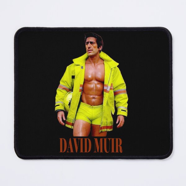 Item preview, David Muir shirtless designed and sold by CMooreWorx.