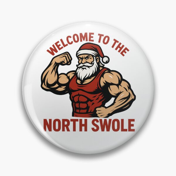 Item preview, Welcome To The North Swole Funny Christmas Workout Gear designed and sold by DynamicDesign.