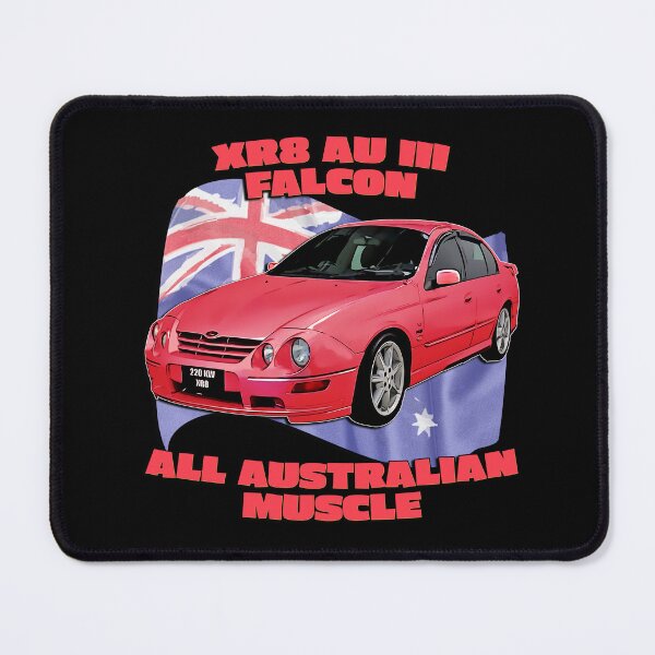 Item preview, XR8 AU III Falcon All Australian Muscle Car Art in Red designed and sold by Michael van der Hoorn.