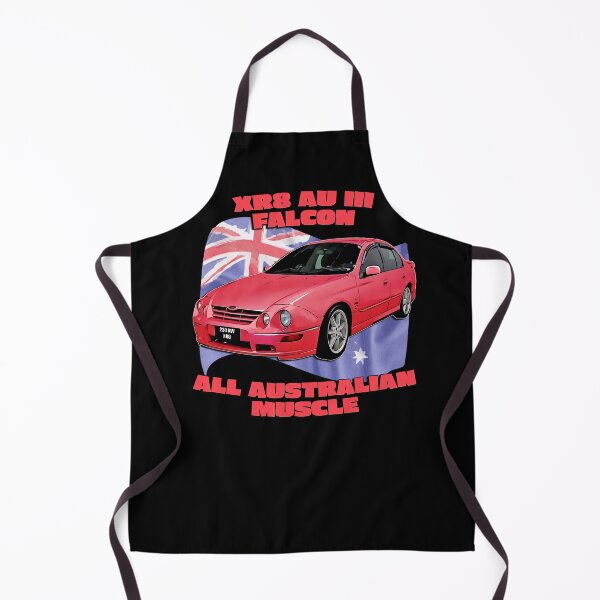 Item preview, XR8 AU III Falcon All Australian Muscle Car Art in Red designed and sold by Michael van der Hoorn.
