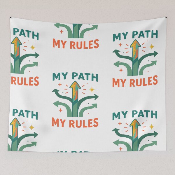 Item preview, My Path My Rules Illustration designed and sold by AntonioJ8.