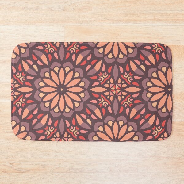 Item preview, Warm Autumn Bohemian Floral Mandala designed and sold by DenelleGui.
