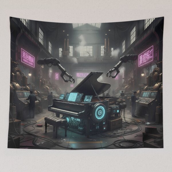 Item preview, The Cybernetic Grand: Industrial Harmony designed and sold by Grigorii Palamarchuk Pianist.