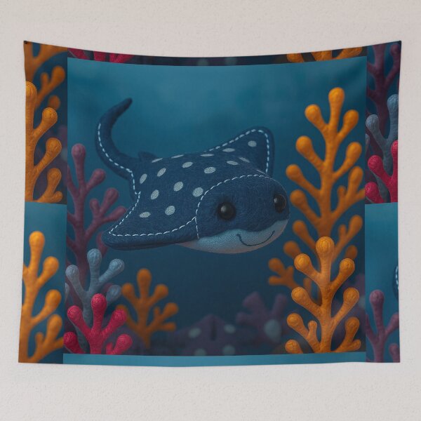 Item preview, Drift the Manta Ray of Cuddlefish Cove designed and sold by CuddleFish Creations.