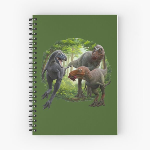 Item preview, Tyrannosaurus Rex Dinosaurs Group in Forest designed and sold by TeeARTHY.