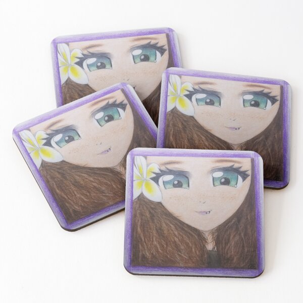 Item preview, Anime Girl w/ Flower designed and sold by Art--E.