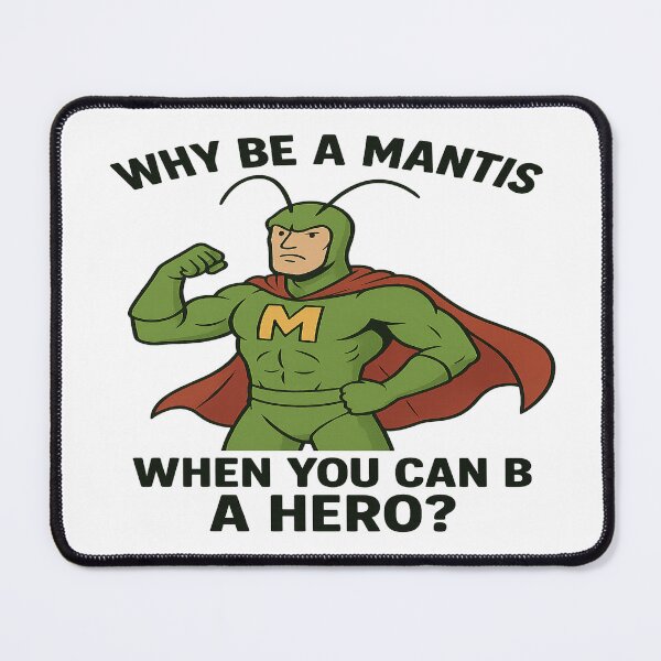 Item preview, Funny Praying Mantis Superhero Shirt – Sarcastic Insect Hero Costume Design designed and sold by FernandsOficial.