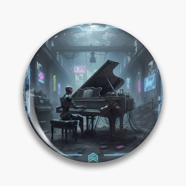 Item preview, Neo-Factory Echoes: Cyberpunk Piano designed and sold by Grigorii Palamarchuk Pianist.