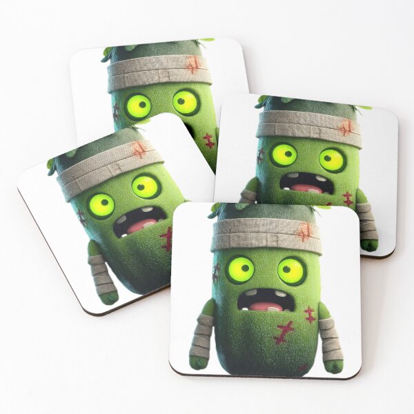 Item preview, Cucumber Zombie Mummy Cute Halloween Art designed and sold by DailySparks.