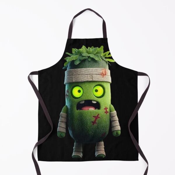 Item preview, Cucumber Zombie Mummy Cute Halloween Art designed and sold by DailySparks.