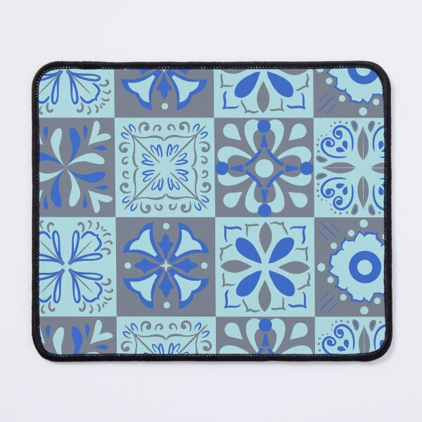 Item preview, Moroccan Blue Tile Mosaic Ceramic designed and sold by DenelleGui.