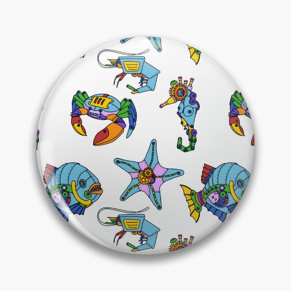 Item preview, Steampunk Mechanical Sea Creatures designed and sold by Unhinged Heather.