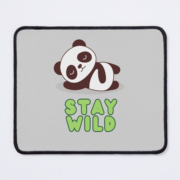Item preview, stay wild panda yoga designed and sold by GNRWorks.