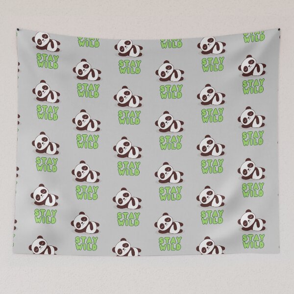 Item preview, stay wild panda yoga designed and sold by GNRWorks.