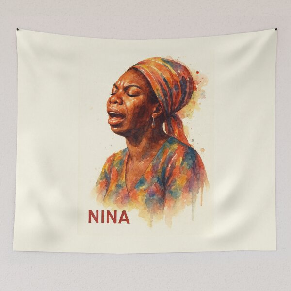Item preview, Nina Simone designed and sold by Sarcastic designs.
