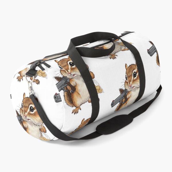 Item preview, Cute Chipmunk with a Gun Funny Dark Humor designed and sold by TeeARTHY.