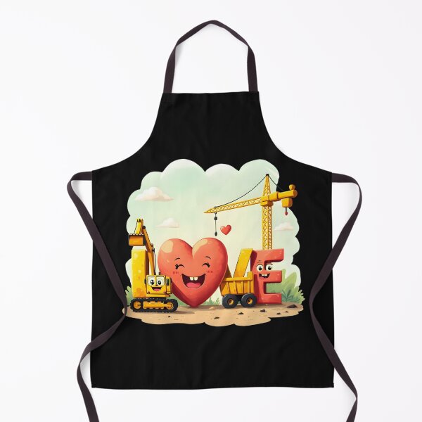 Item preview, valentines day boys kids toddler construction truck hearts t-shirt designed and sold by SoftyDesigns.