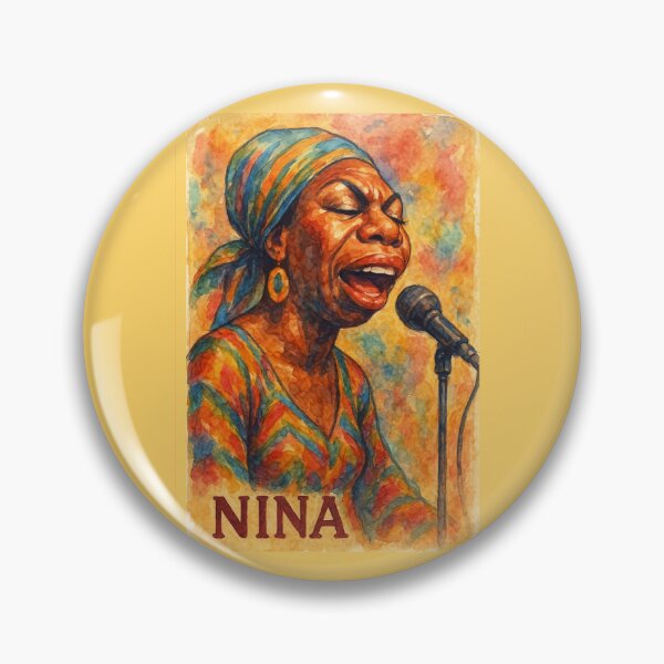 Item preview, Nina Simone designed and sold by Sarcastic designs.