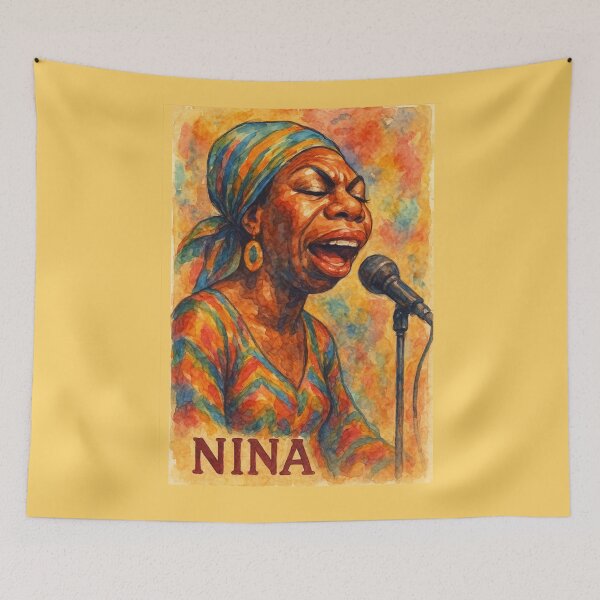 Item preview, Nina Simone designed and sold by Sarcastic designs.