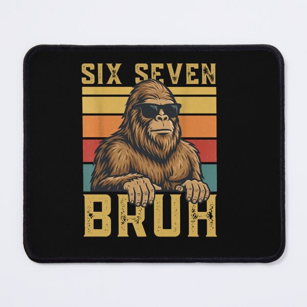 Item preview, Funny Bigfoot Six Seven Bruh T-Shirt designed and sold by LashondaGreen89.