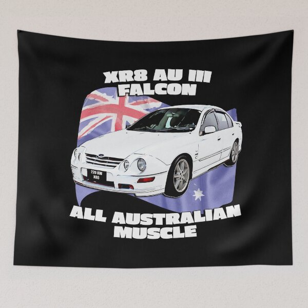 Item preview, XR8 AU Series III Falcon All Australian Muscle in White designed and sold by Michael van der Hoorn.