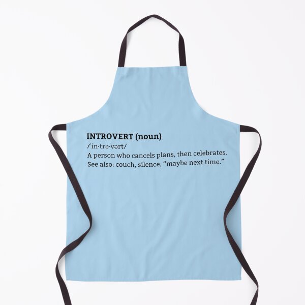 Item preview, Introvert Definition Minimalist Typography Funny Introvert Humor designed and sold by SimplyJasper.