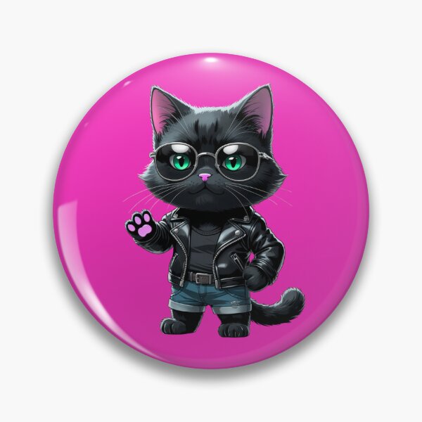 Item preview, Cool Biker Cat designed and sold by ShapeVibe.