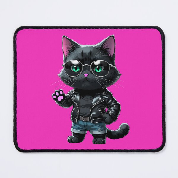 Item preview, Cool Biker Cat designed and sold by ShapeVibe.