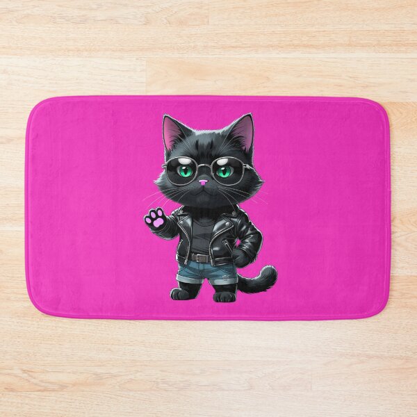 Item preview, Cool Biker Cat designed and sold by ShapeVibe.
