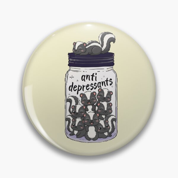 Item preview, Funny Skunk Anti Depressant Jar Animal Lover Zoo Boys Girls Kids designed and sold by rafaeltto.