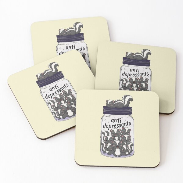 Item preview, Funny Skunk Anti Depressant Jar Animal Lover Zoo Boys Girls Kids designed and sold by rafaeltto.