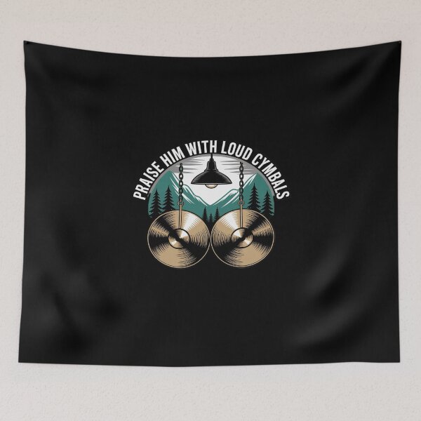 Item preview, Praise Him with Loud Cymbals Worship Church Drummer designed and sold by skanderio.