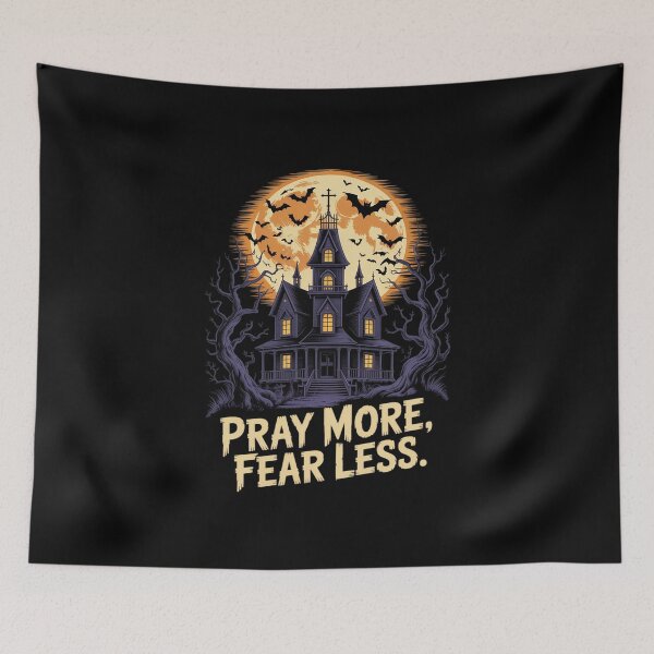 Item preview, Pray More Fear Less Spiritual Courage Mystic designed and sold by skanderio.