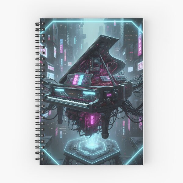 Item preview, Levitating Virtuoso: Cyberpunk City Piano designed and sold by Grigorii Palamarchuk Pianist.
