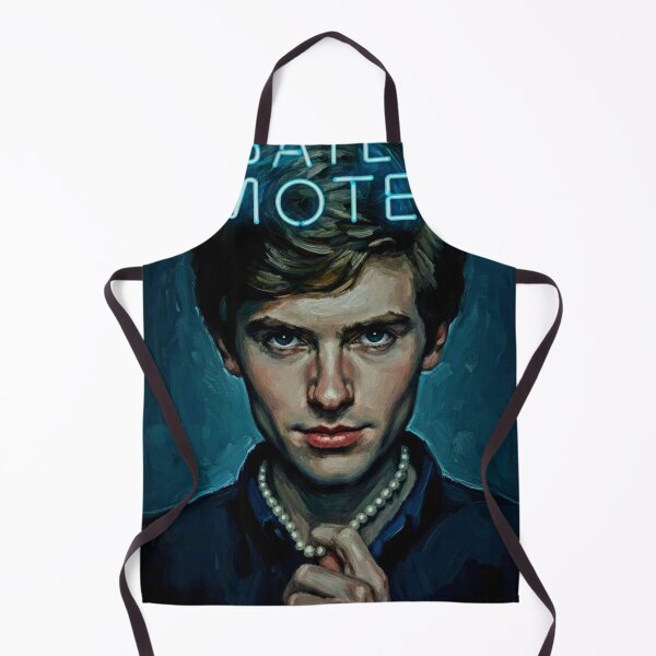 Item preview, Intense Young Man Pearl Necklace Art | Neon Motel Sign Psycho Drama Painting | Dark TV Series designed and sold by Art's Diner.