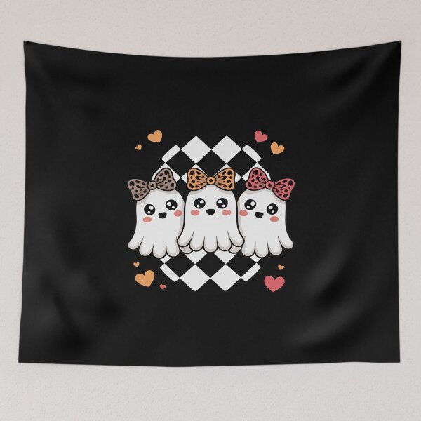Item preview, Preppy Ghost Boo Leopard Spooky Coquette designed and sold by skanderio.