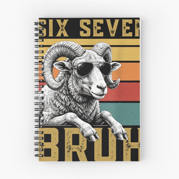 Item preview, Funny Ram "Six Seven Bruh" Retro Tee designed and sold by LashondaGreen89.