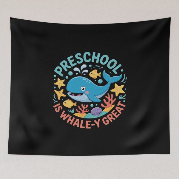 Item preview, Preschool is Whale-y Great designed and sold by skanderio.