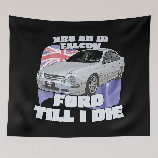 Item preview, XR8 AU III Falcon Ford Til I Die Australian Muscle Art designed and sold by Michael van der Hoorn.