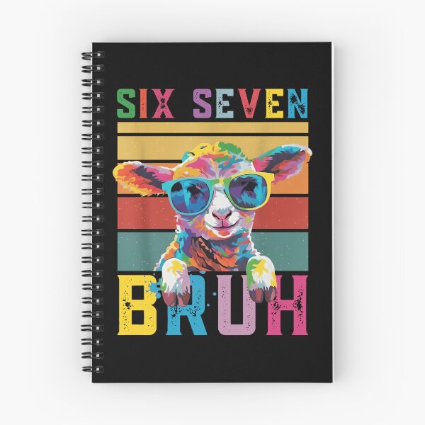 Item preview, Colorful Cool Lamb Meme | Six Seven Bruh T-Shirt designed and sold by LashondaGreen89.