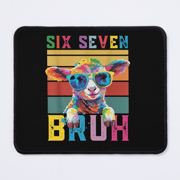Item preview, Colorful Cool Lamb Meme | Six Seven Bruh T-Shirt designed and sold by LashondaGreen89.