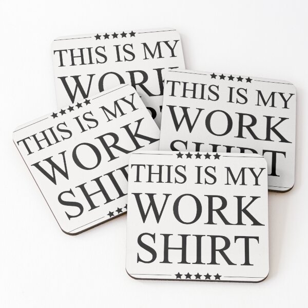 Item preview, "My Official Work Uniform" Sarcastic Office Life Apparel - Classic Typography  designed and sold by waebox.