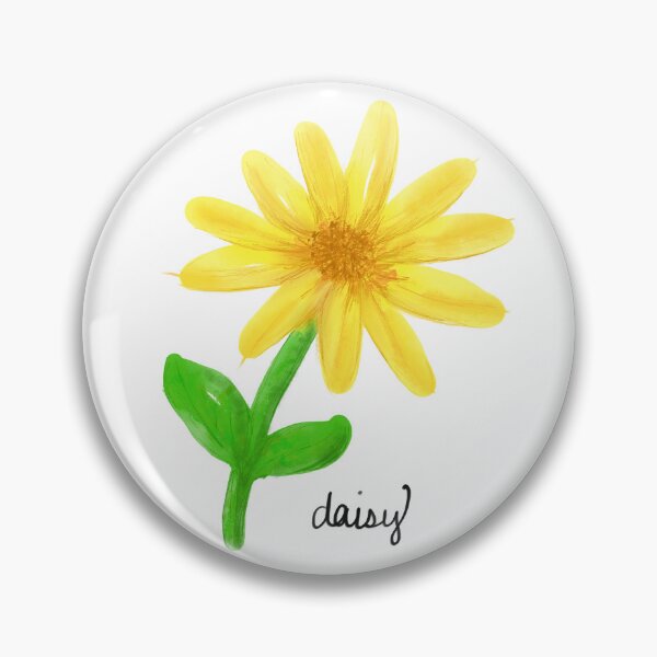 Item preview, Yellow Painted Daisy with Name and Stem designed and sold by elisewied.