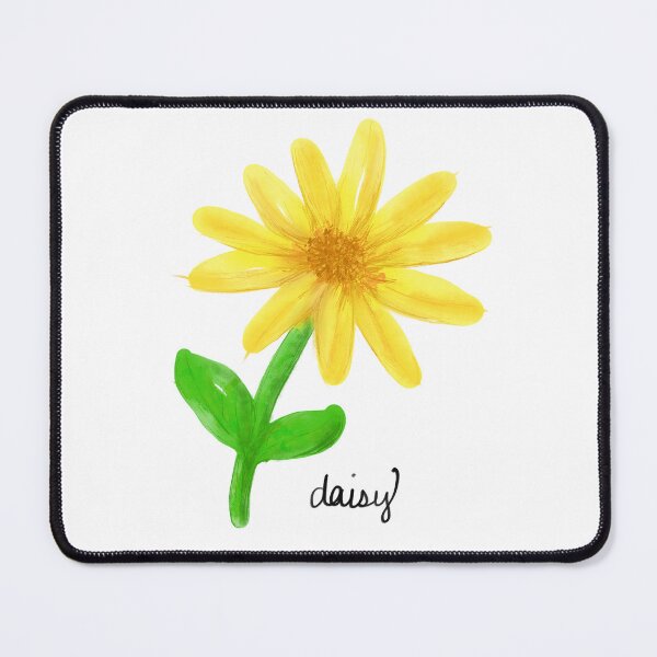 Item preview, Yellow Painted Daisy with Name and Stem designed and sold by elisewied.
